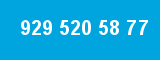 929 520 58 77 929 520 58 77